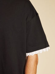 Aube Trim T-shirt Coal Black / Z