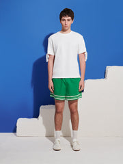 Andros Lace Tie T-shirt White / Z