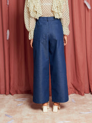 Heart to Heart Trousers Blue Denim / Z