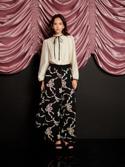 Ripple Bow Embellished パンツ