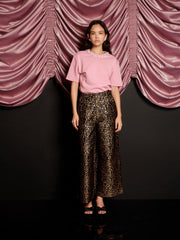 Cherie Leopard Jacquard パンツ