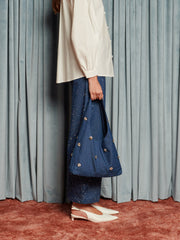 Daze Embellished Denim Jeans Indigo Blue / Z