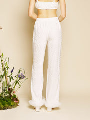 Perle Spot Trousers Spot White / Z