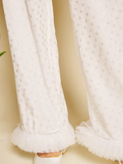 Perle Spot Trousers Spot White / Z