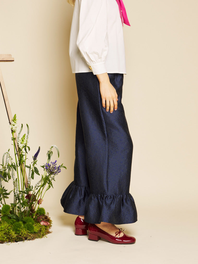 Orchid Jacquard Ruffle パンツ – Sister Jane (Japan)
