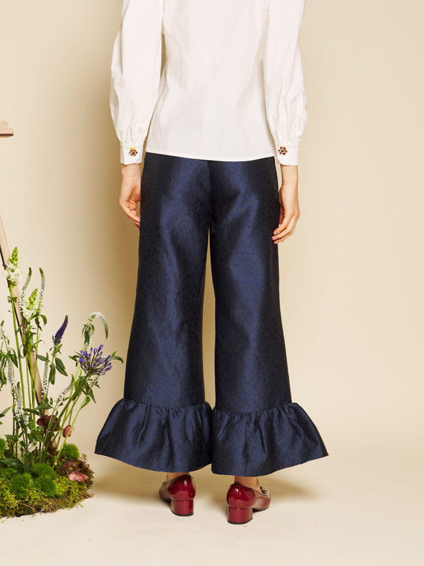ミュージシャン Layered Pleats Pants /2way Frill Shirts Orchid Jacquard Ruffle パンツ – Sister Jane (Japan)