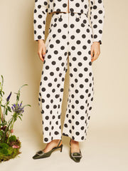 Renée Spot Trousers Black & White / Z