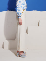 Milos Brooches Trousers Cream / Z