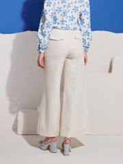 Milos Brooches Trousers Cream / Z