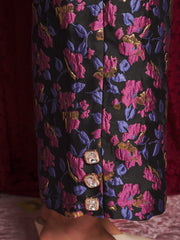 Fortunes Jacquard Trousers Fushia, Black / Z