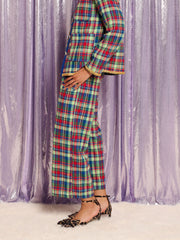 Dynasty Check Trousers Multicolour / Z