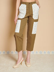 Folke Patch Trousers Khaki Green / Z